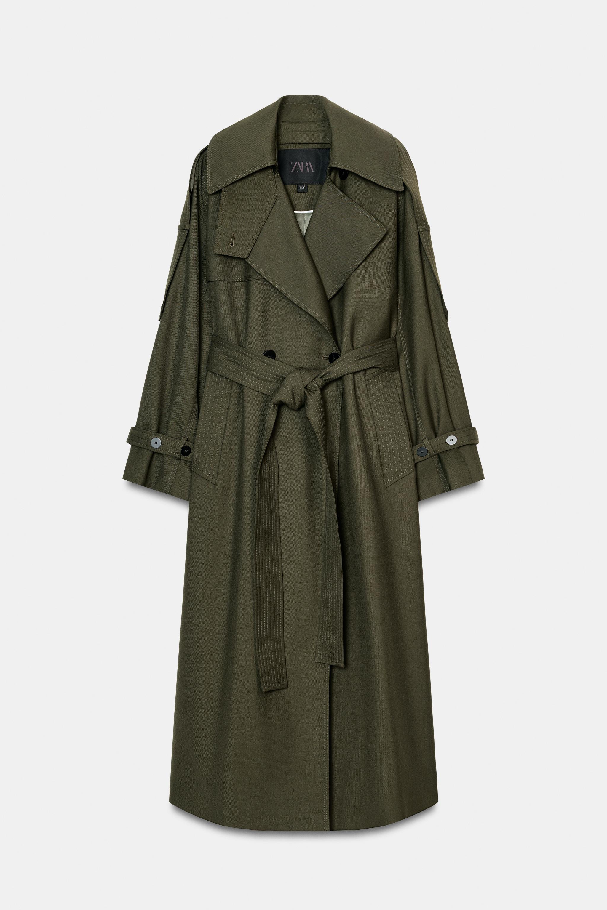 ZW COLLECTION LIMITED EDITION OVERSIZE TRENÇKOT - Görsel 7