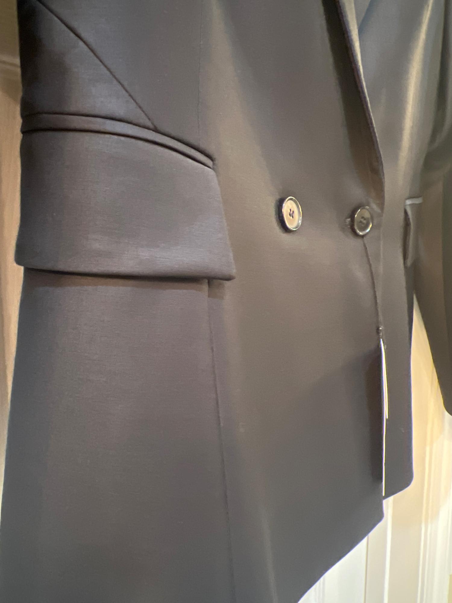 ZW COLLECTION WOOL BLEND DOUBLE BREASTED BLAZER