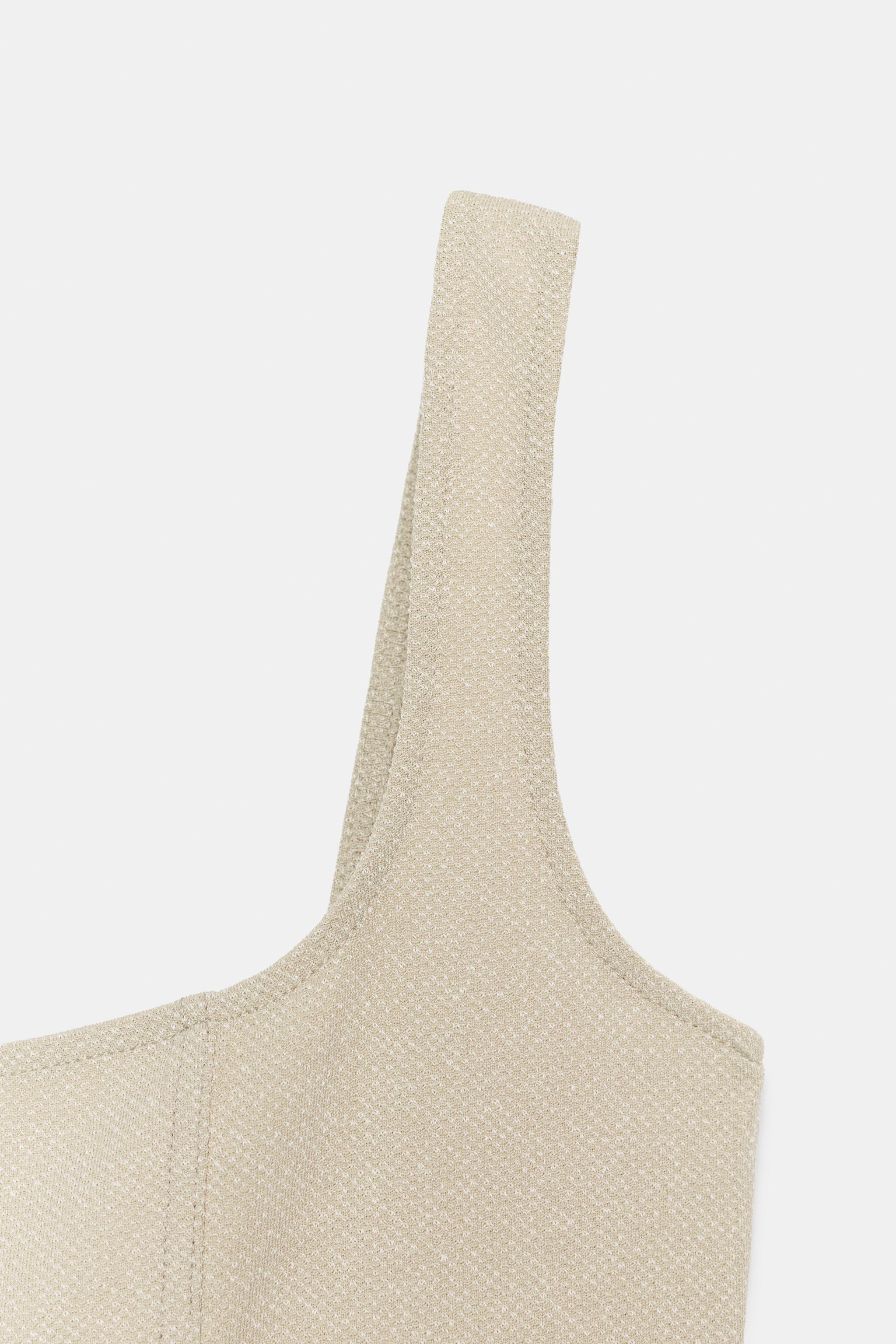 ROBE MI-LONGUE À BRETELLES