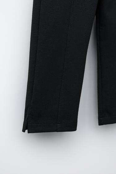 CAPRI TROUSERS WITH VENTS - Black by Zara - Image 3