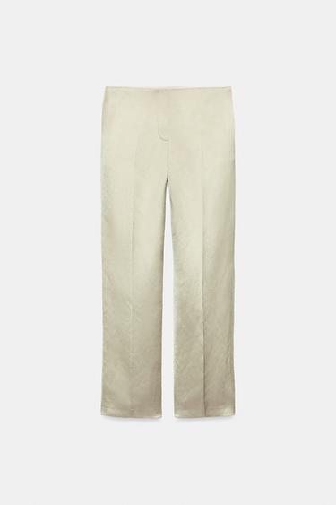 PANTALON DROIT EN LIN ZW COLLECTION - Pierre de Zara - Image 8