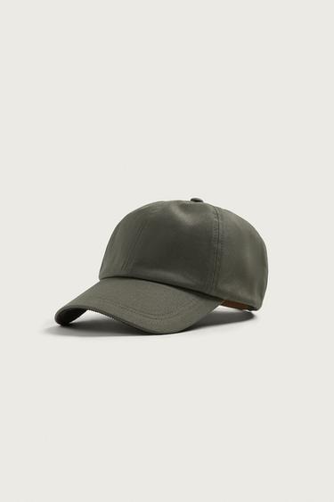 CORDUROY CONTRAST CAP - Dark khaki by Zara
