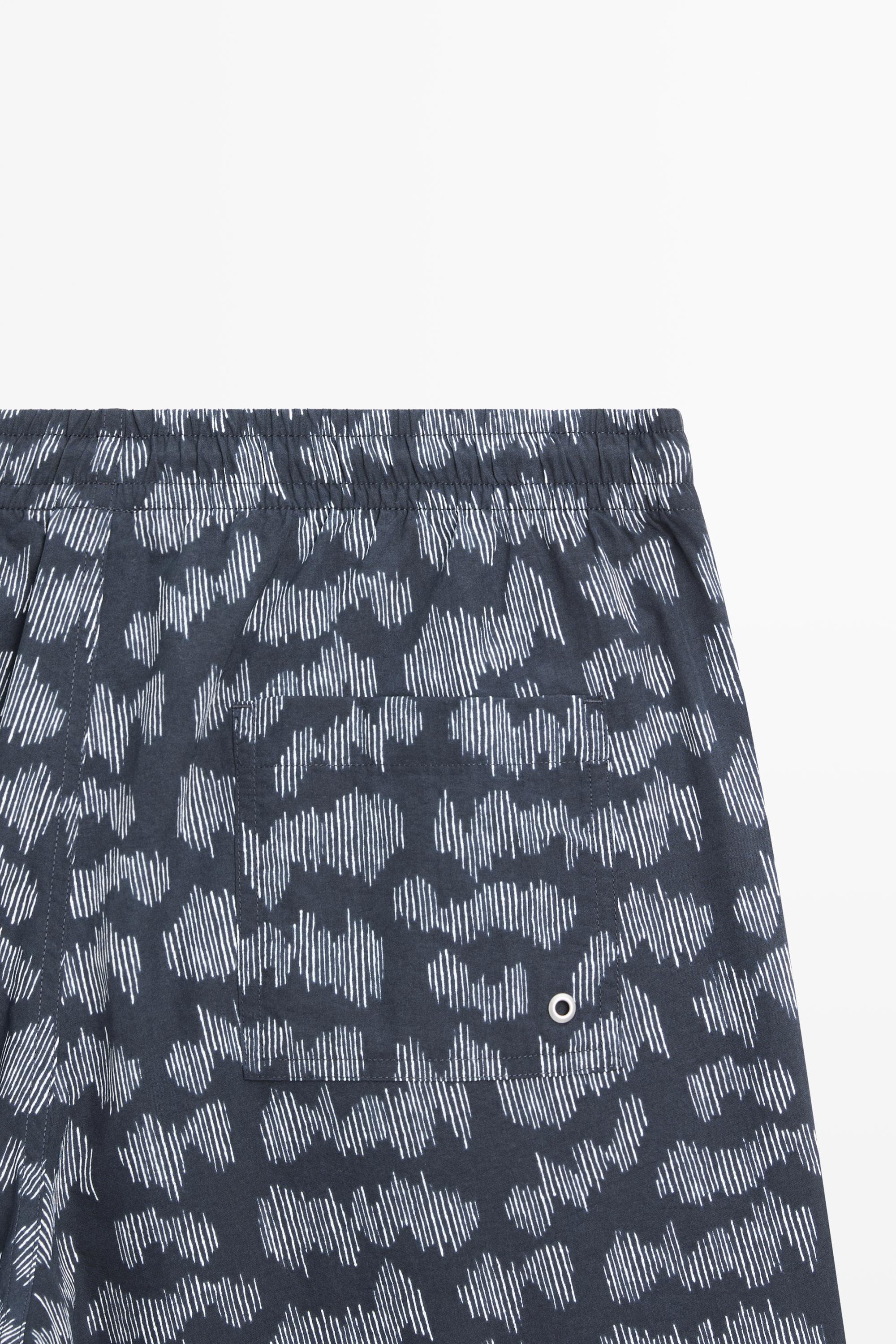 Short de bain imprimé