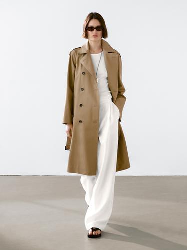 Gabardina 100% algodón water repellent - 763 de Zara - Imagen 0