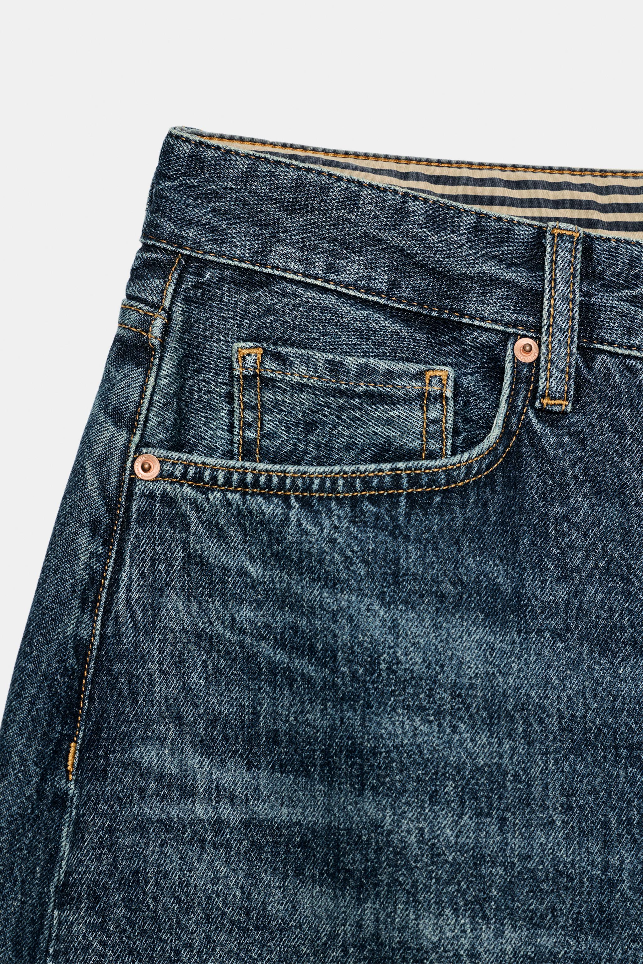 Zara ZW COLLECTION BARREL ORTA BEL JEAN görsel 8