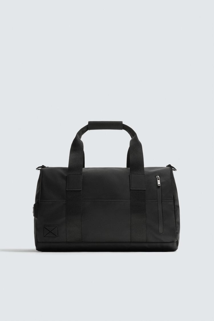 ZARA TEXTURED TRAVEL BAG
