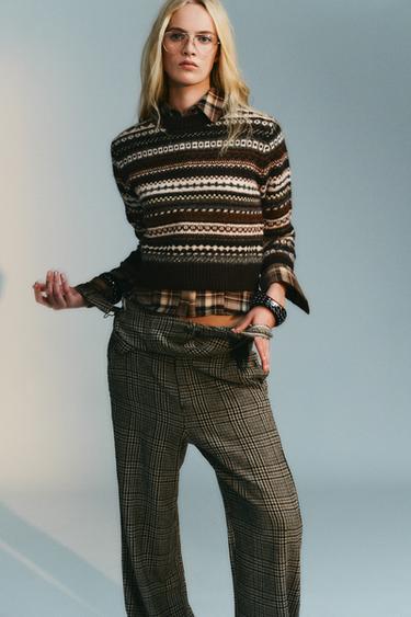 JERSEY PUNTO JACQUARD - Multicolor de Zara