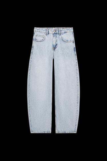 JEANS ZW COLLECTION TAPERED BALLON TIRO BAJO - Hellblau von Zara - Bild 0