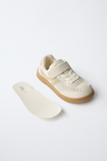 TENNIS BAREFOOT RÉSILLE - Beige clair de Zara - Image 3
