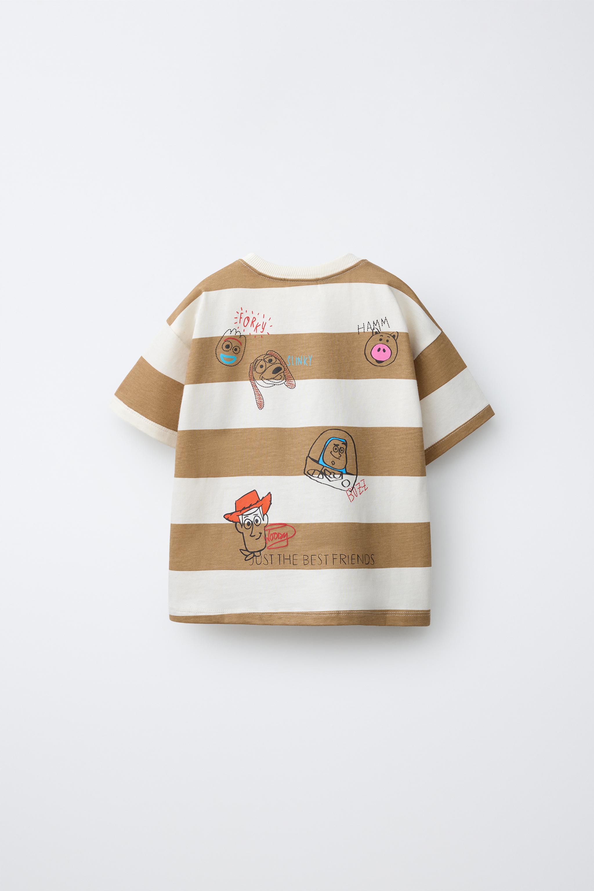 STRIPED TOY STORY © DISNEY PIXAR PATCH T-SHIRT