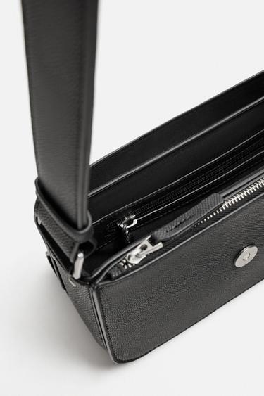 SAC BANDOULIÈRE TEXTURÉ - Noir de Zara - Image 3