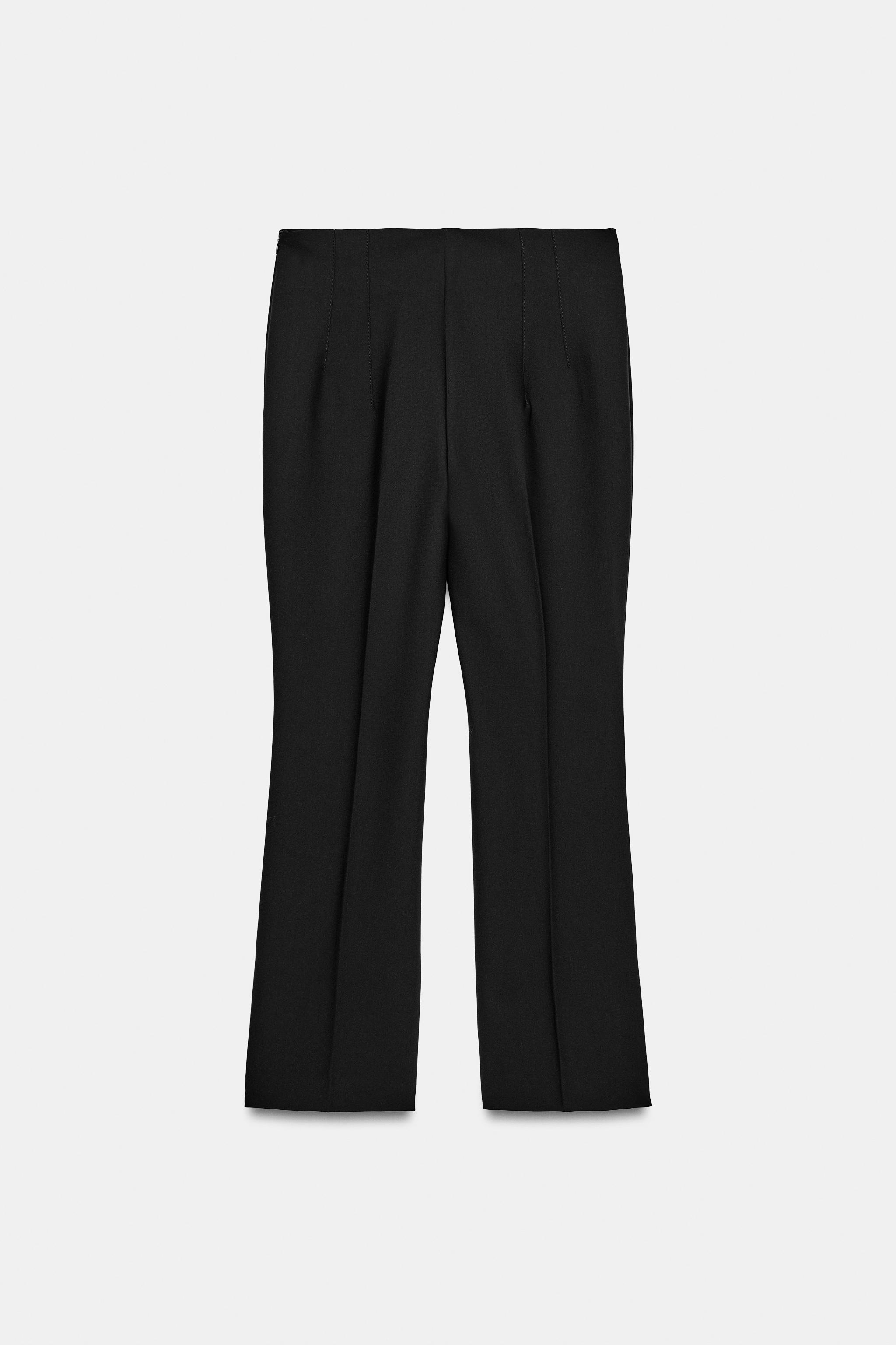 ZW COLLECTION HIGH-WAIST CROPPED PANTS