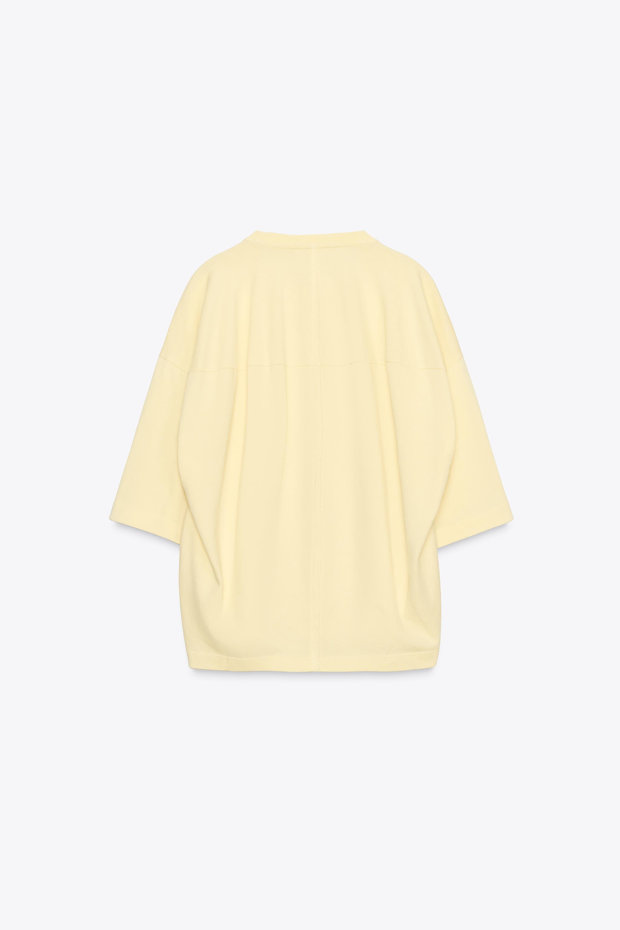50‘s Half sleeve Sweatshirt Yellow 無地 50's Half sleeve Sweatshirt Yellow 無地 NOZEM Leisure Sport