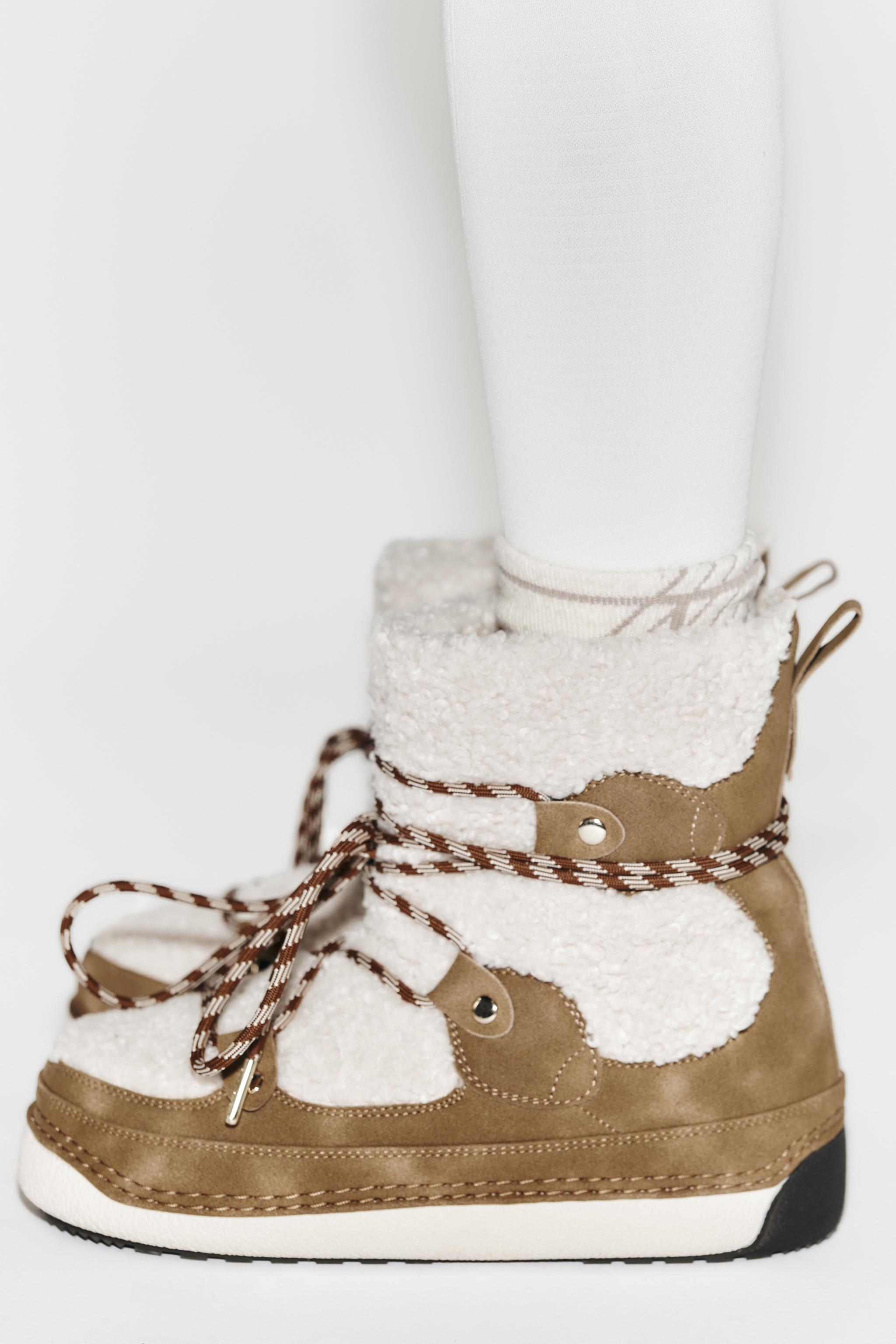 CONTRASTING ANKLE BOOTS SKI COLLECTION