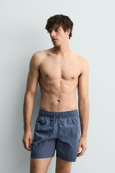 LONG TECHNICAL SWIM SHORTS - Cobalt by Zara - Image 4