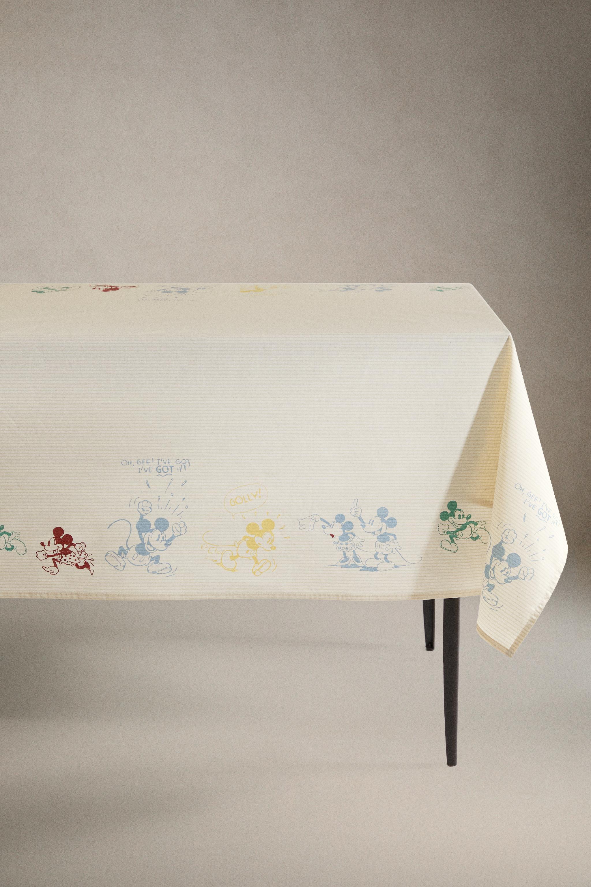 KIDS' MICKEY & MINNIE ©DISNEY COTTON TABLECLOTH