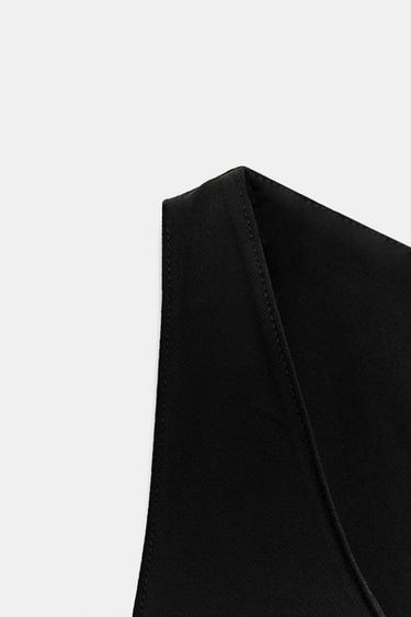 ZW COLLECTION ASYMMETRIC TOP - Black by Zara - Image 10