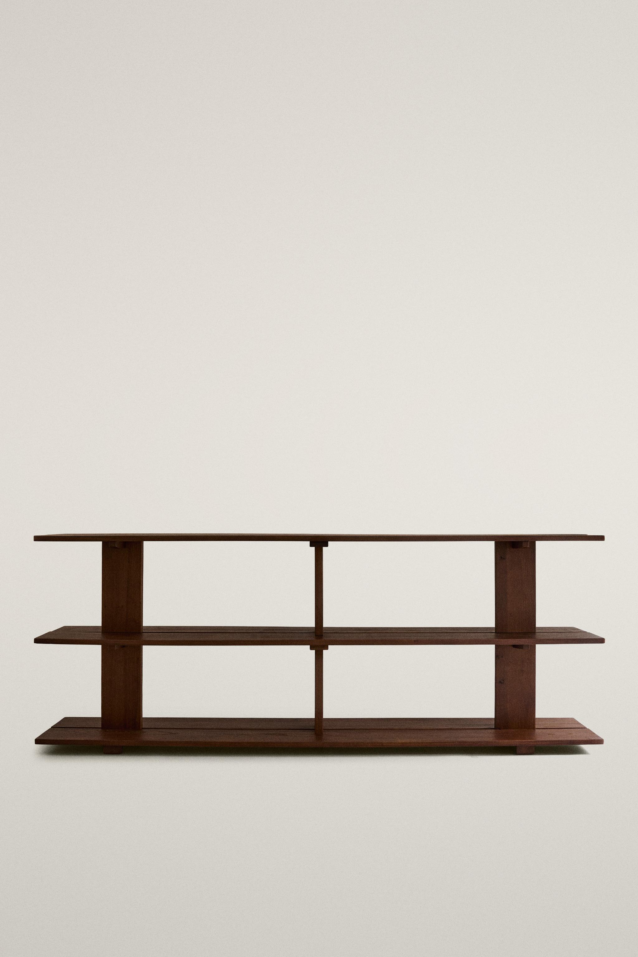ELM WOOD SHELF WITH THREE SHELVES