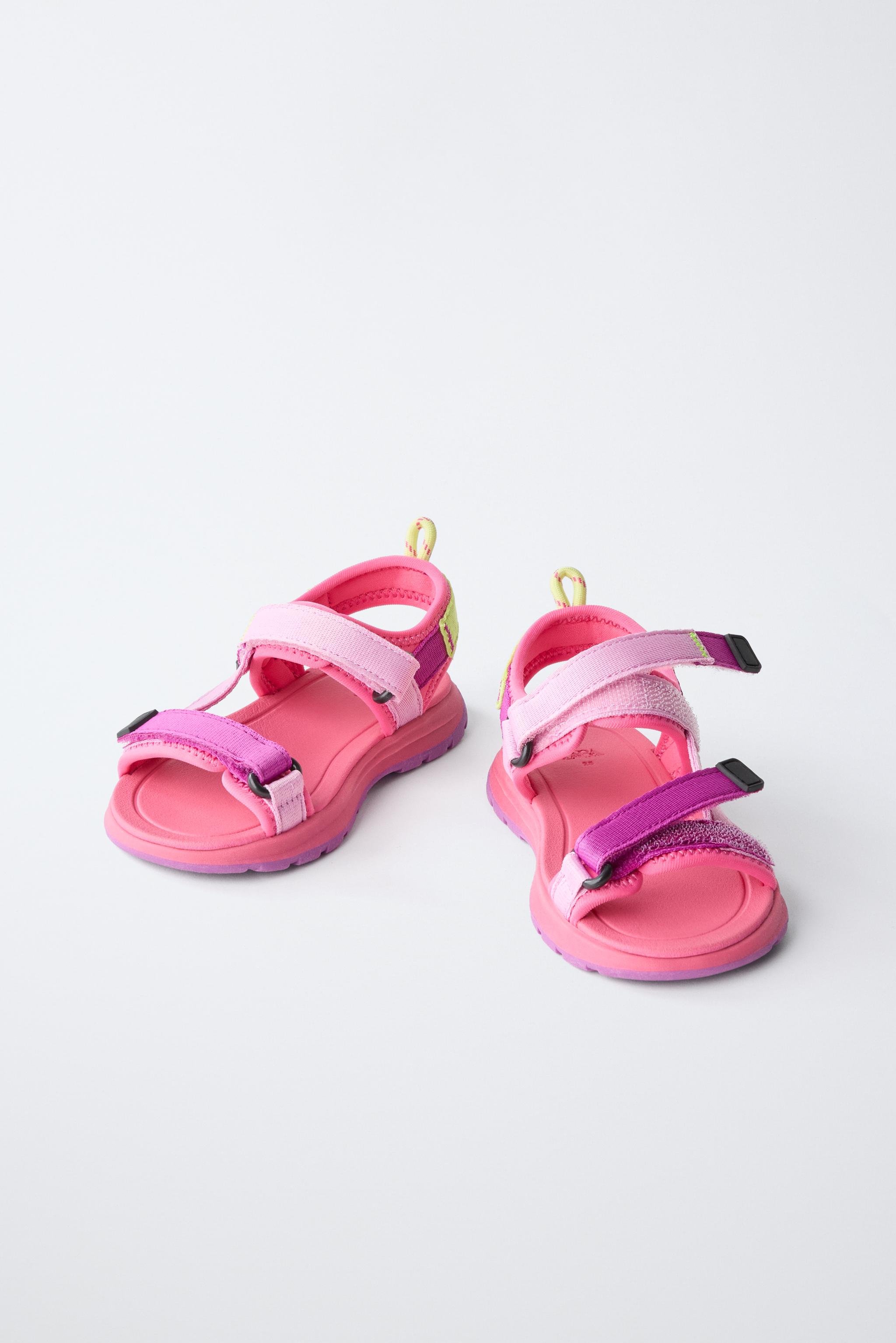 Детские сандалии Zara MULTICOLOR TECHNICAL SANDALS — фото 5
