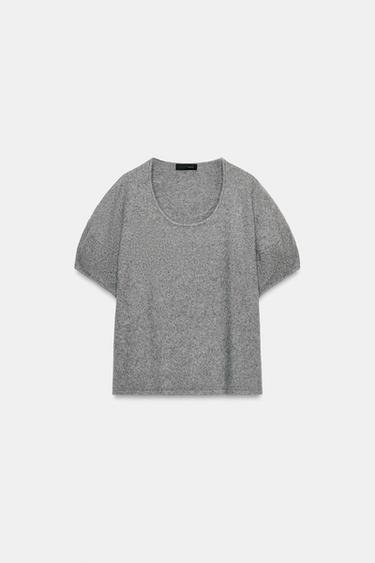LOOSE-FIT KNIT JUMPER - Grey by Zara - Image 0