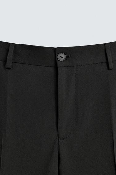 LOOSE-FITTING FLARED TROUSERS - Black by Zara - Image 9