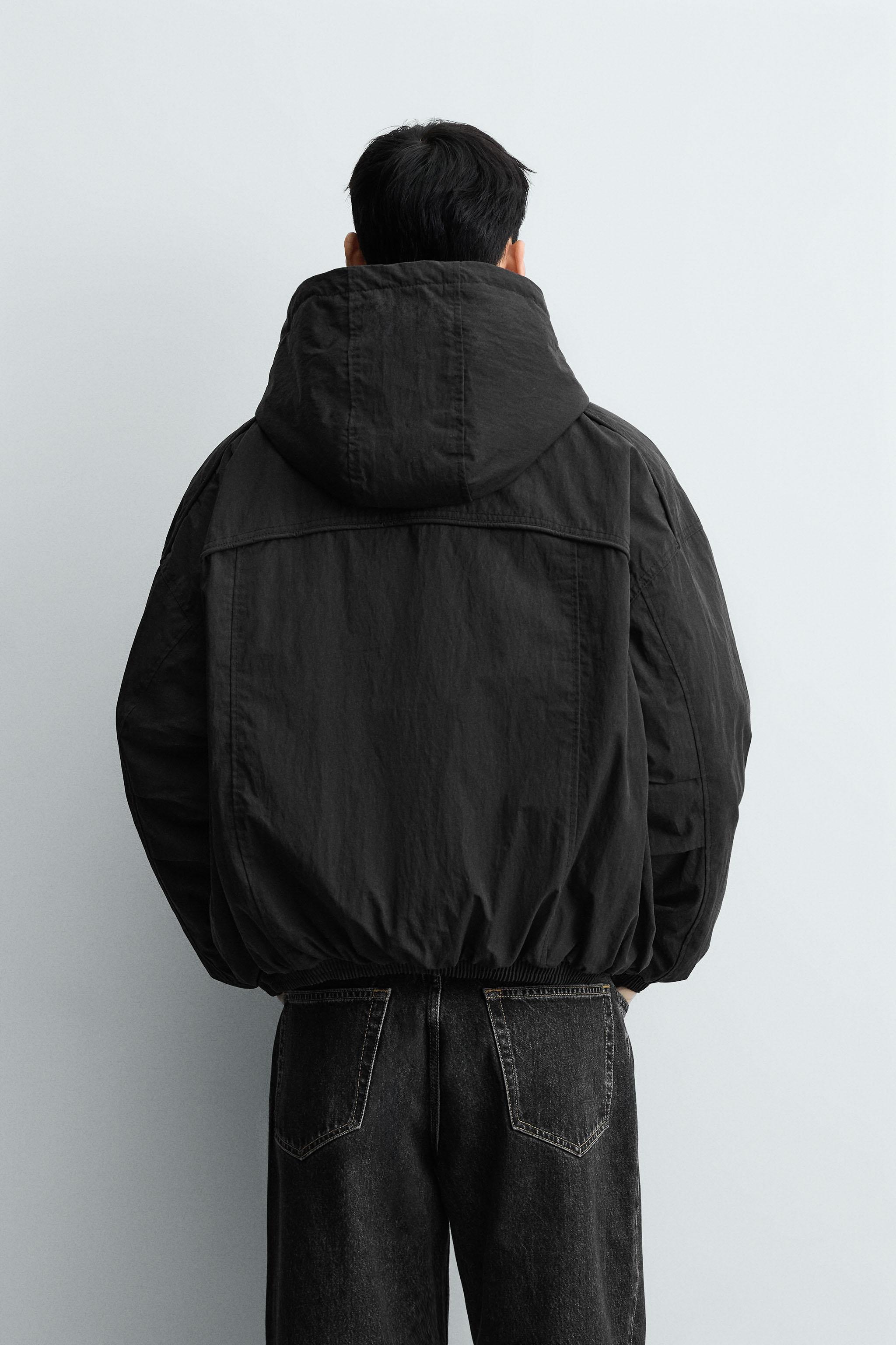 JAQUETA TÉCNICA ACOLCHOADA - Preto | ZARA Brasil