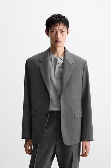 Zara 西裝外套 - LIMITED EDITION - 灰色