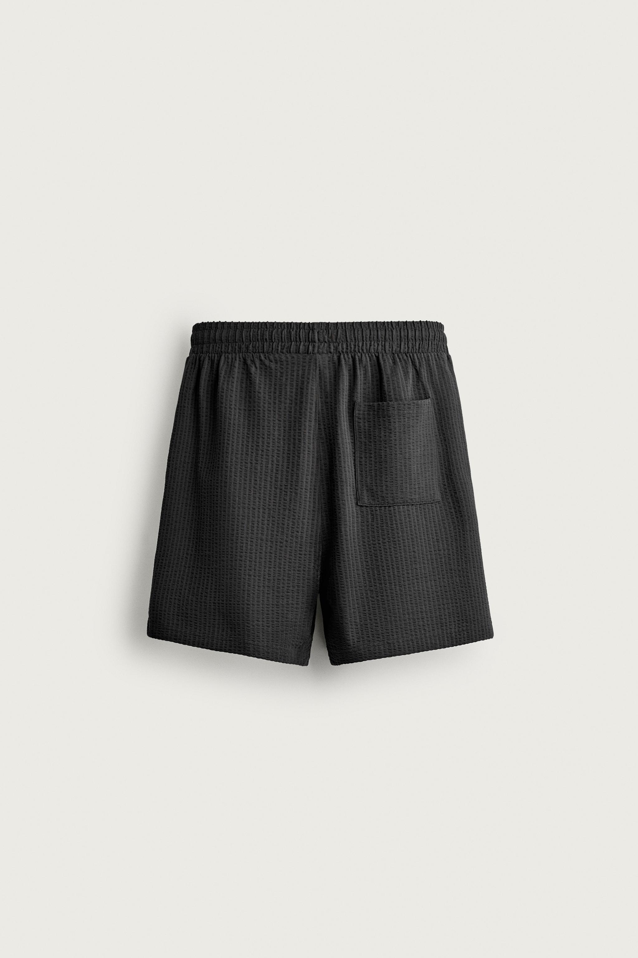COMFORT SEERSUCKER REGULAR FIT SHORTS