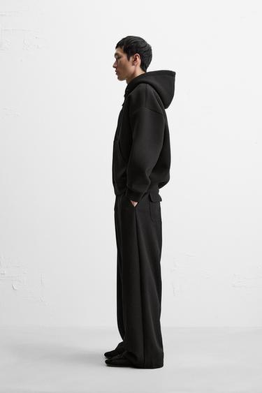 PANTALON COUPE DÉCONTRACTÉE - Noir de Zara - Image 3