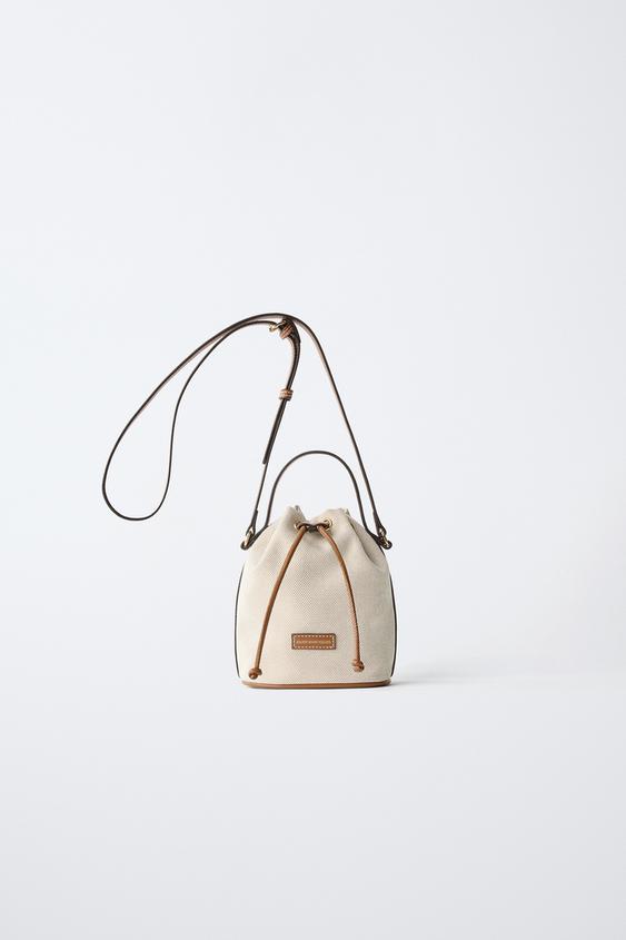 BOLSO SACA - Blanco Crudo de Zara - Imagen 0