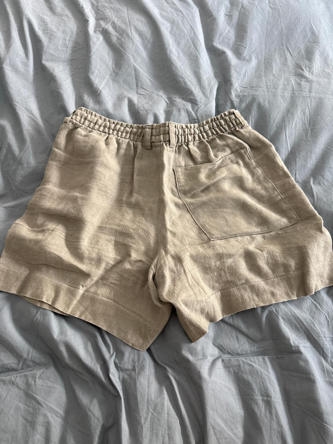 100% LINEN BERMUDA SHORTS - Image 3