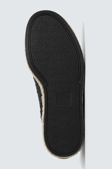 KNITTED FABRIC ESPADRILLES - Black by Zara - Image 6