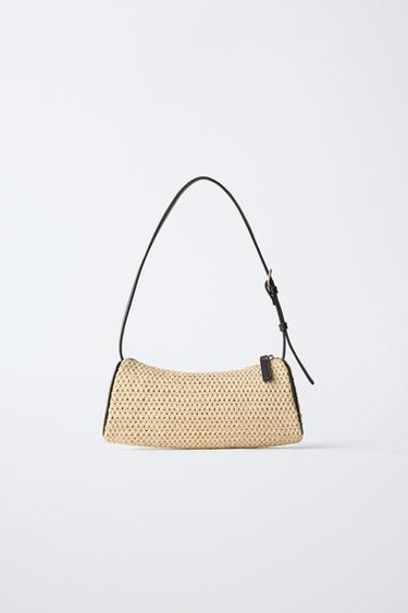 RAFFIA SHOULDER BAG - Ecru White by Zara - Image 4