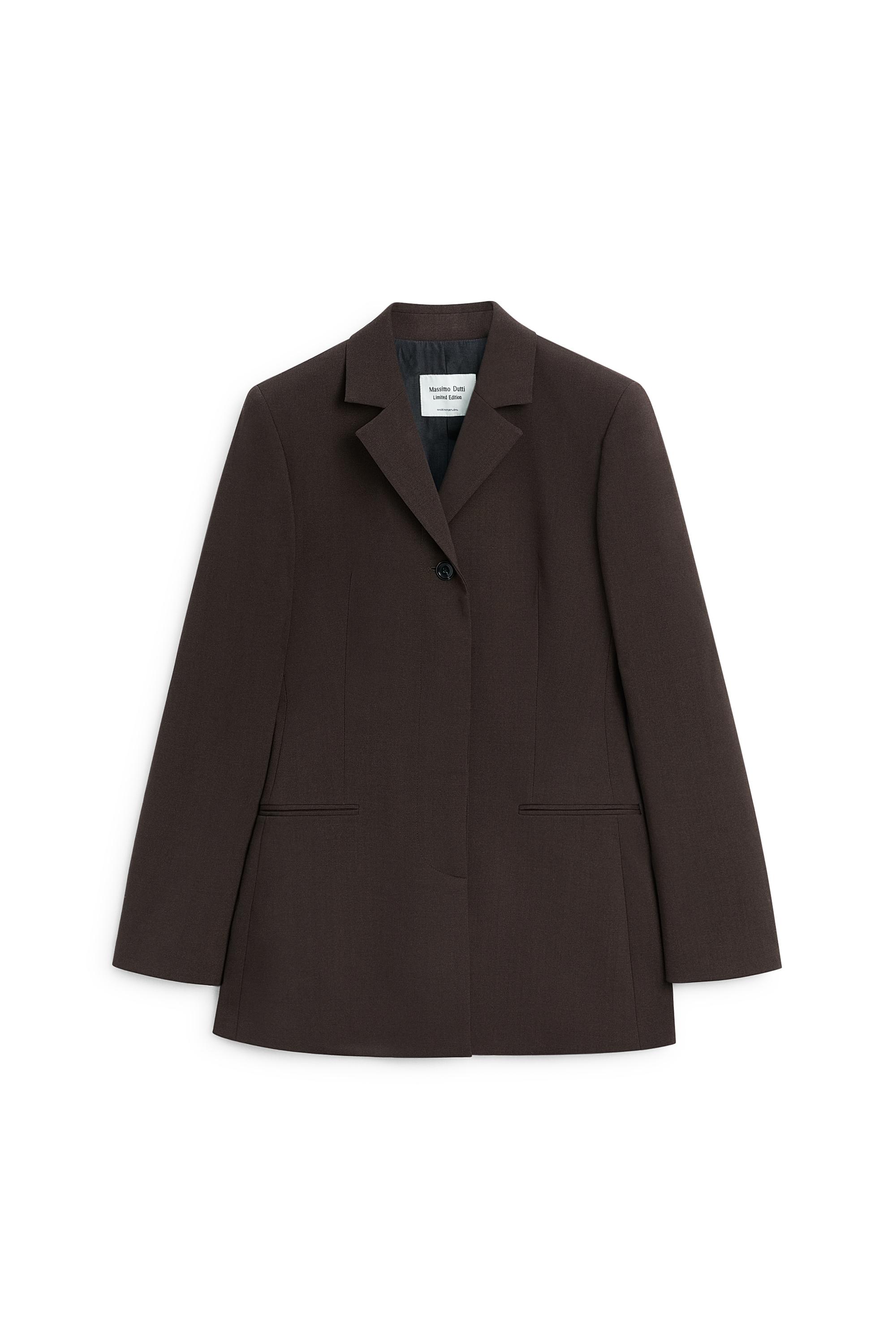 Long stretch wool blend blazer - LIMITED EDITION