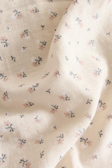 CHILDREN'S TULIP MUSLIN CLOTHS (SET OF 3) - Light pink by Zara - Image 4
