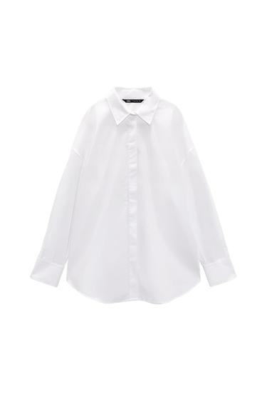 OVERSIZED POPLIN SHIRT