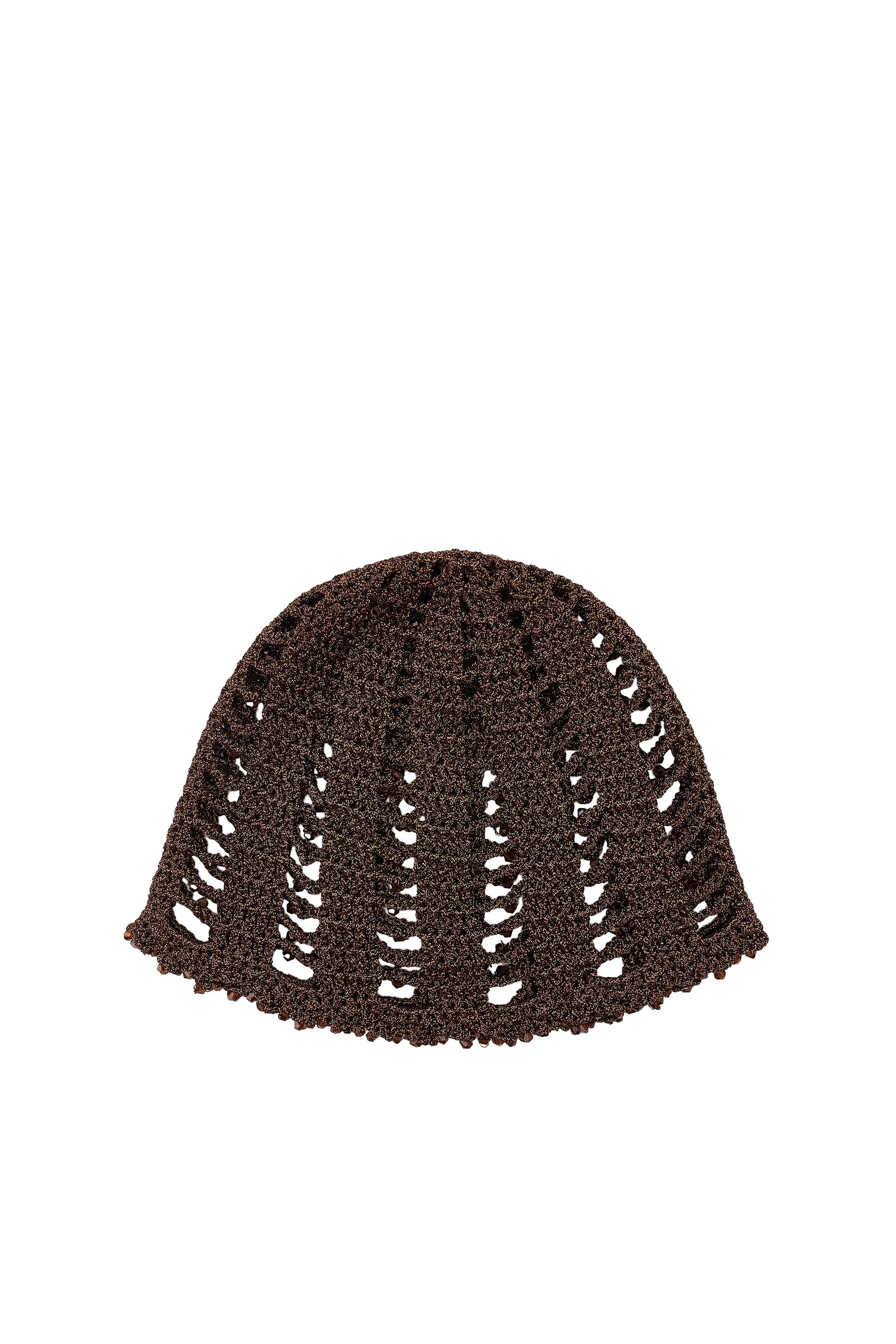 BEADED CROCHET SKULLCAP - Brown | ZARA United States