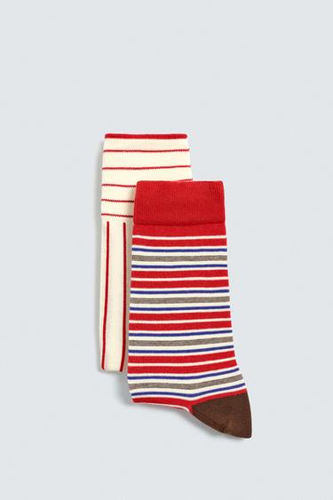 Zara 2-PACK OF COMBINATION SOCKS HARRY LAMBERT FOR ZARA X DISNEY - various