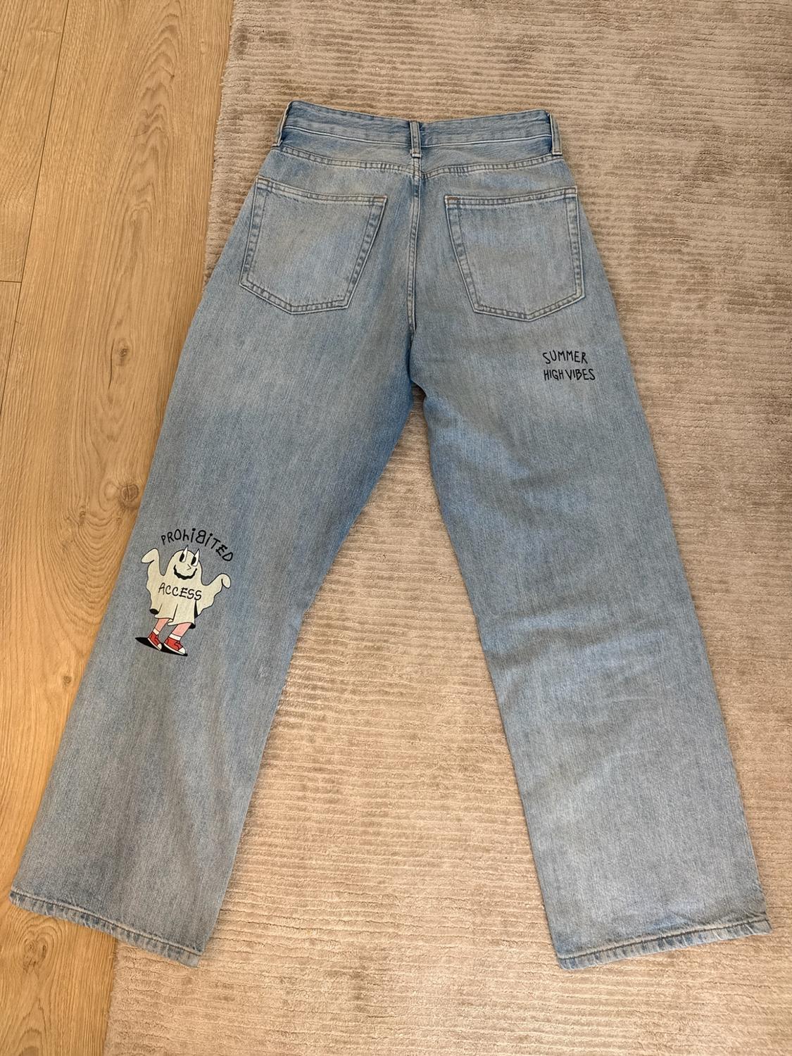 ΤΖΙΝ BAGGY FIT ΜΕ ΣΤΑΜΠΕΣ - Image 3