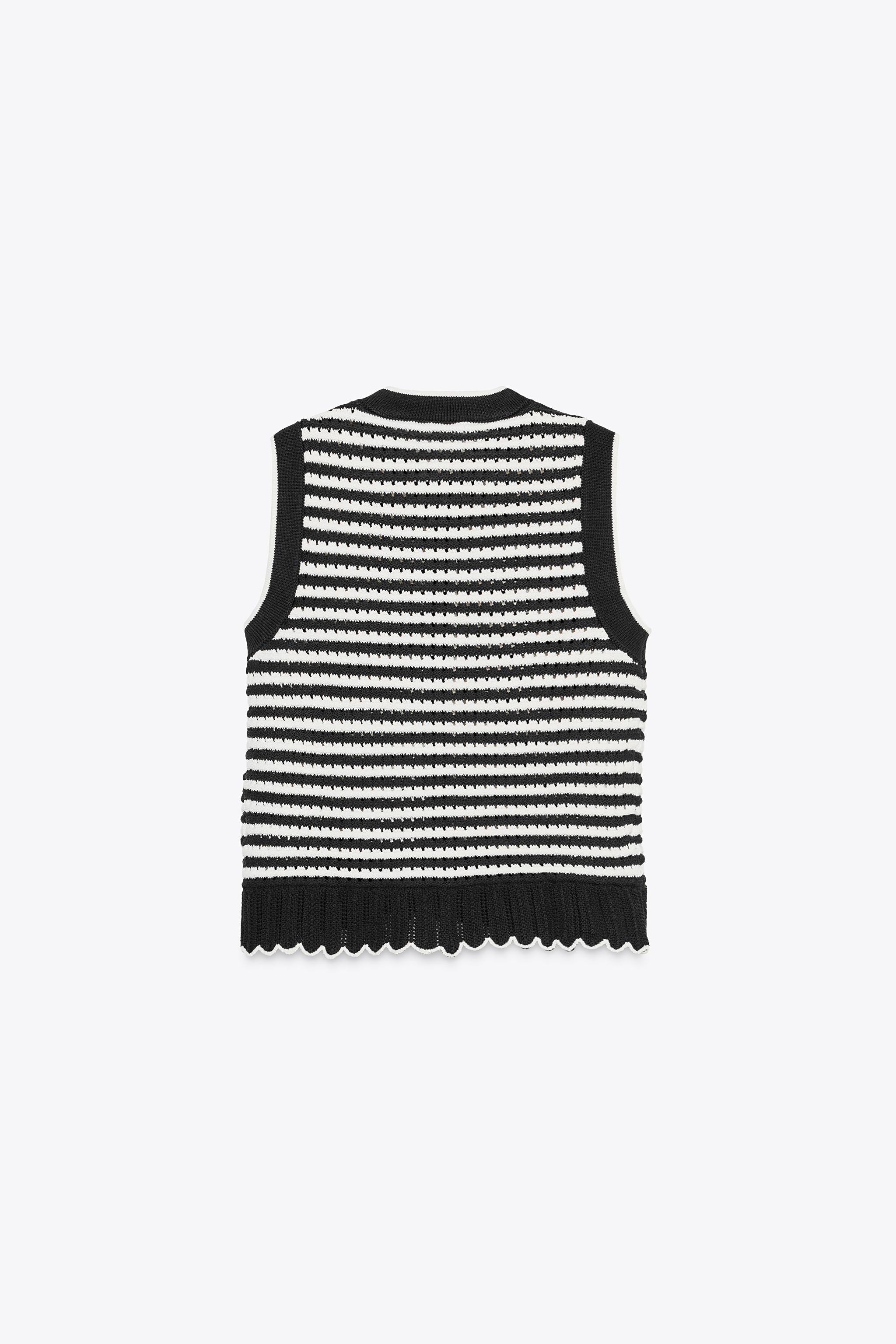 アウターその他 YESEYESEE Stripe Knit ZipUp Vest Navy yeseyesee® :: Stripe Knit Zip-Up Vest Navy