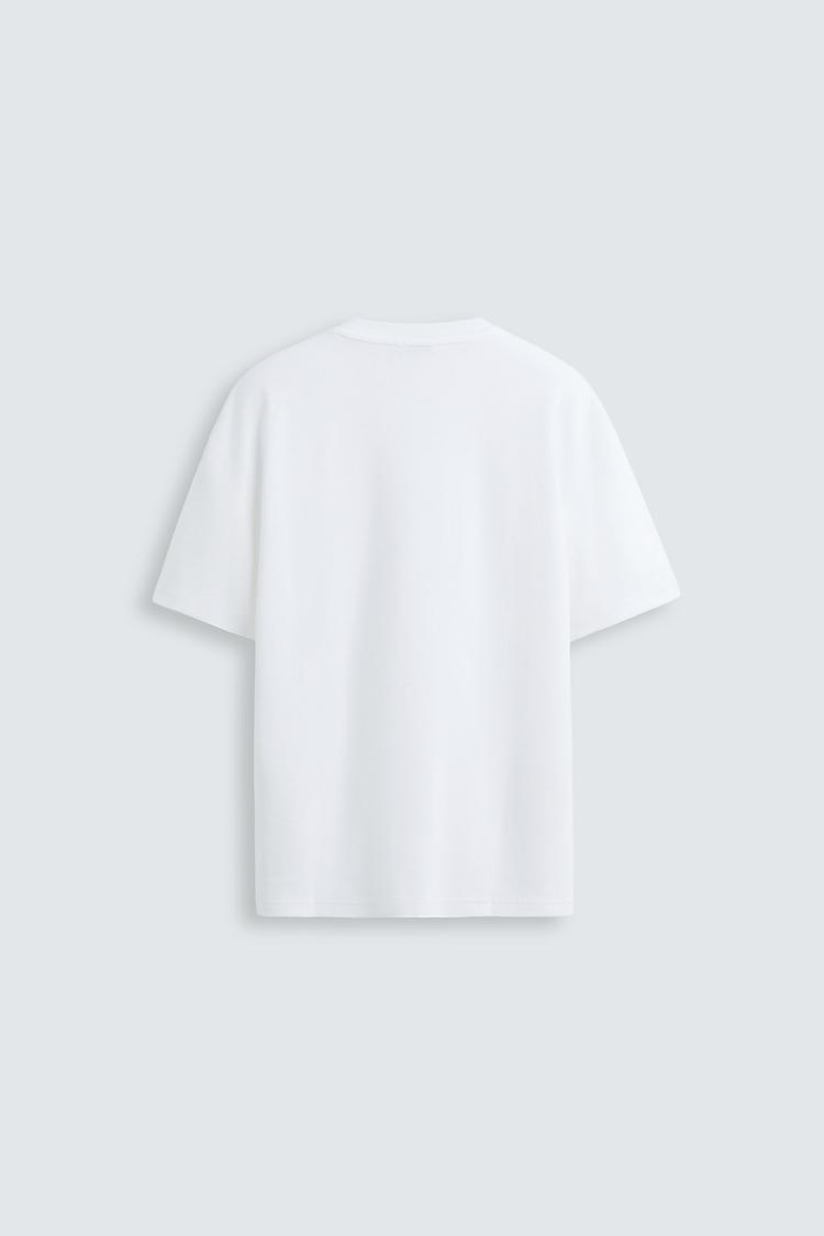 Zara BASIC REGULAR FIT T-SHIRT - thumbnail 2 of 4