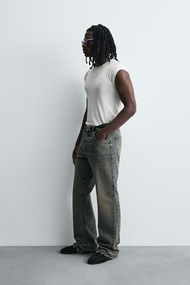 JEAN FLARE FIT - Bleu / Vert de Zara - Image 3