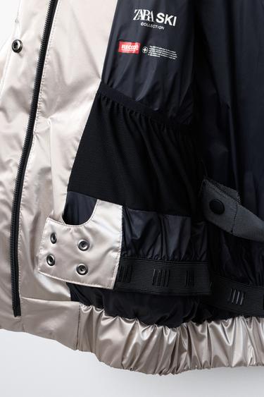 METALLIC 80% DOWN AND 20% FEATHER WATER-RESISTANT AND WINDPROOF PUFFER JACKET RECCO® SYSTEM SKI COLLECTION - Cava by Zara - Image 9