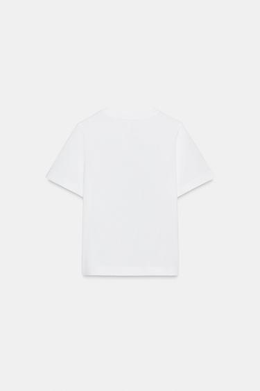 JEWEL BOW T-SHIRT - White by Zara - Image 6
