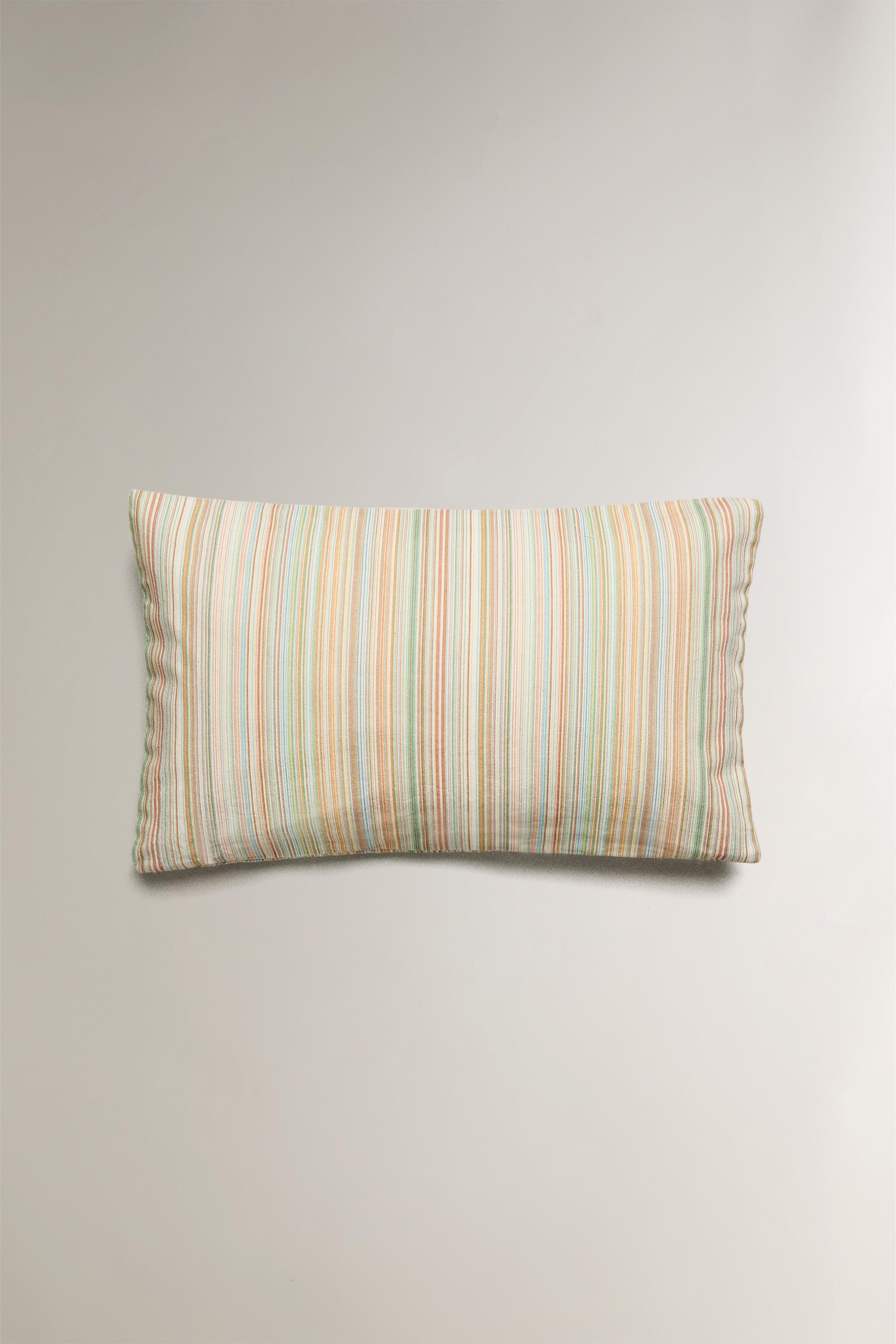 HOUSSE DE COUSSIN RAYURES