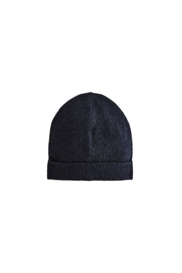 CASHMERE BABY HAT - Navy blue by Zara