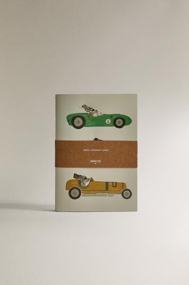 RACING DOG NOTEBOOK (PACK OF 2) - Multicoloured by Zara - Image 4