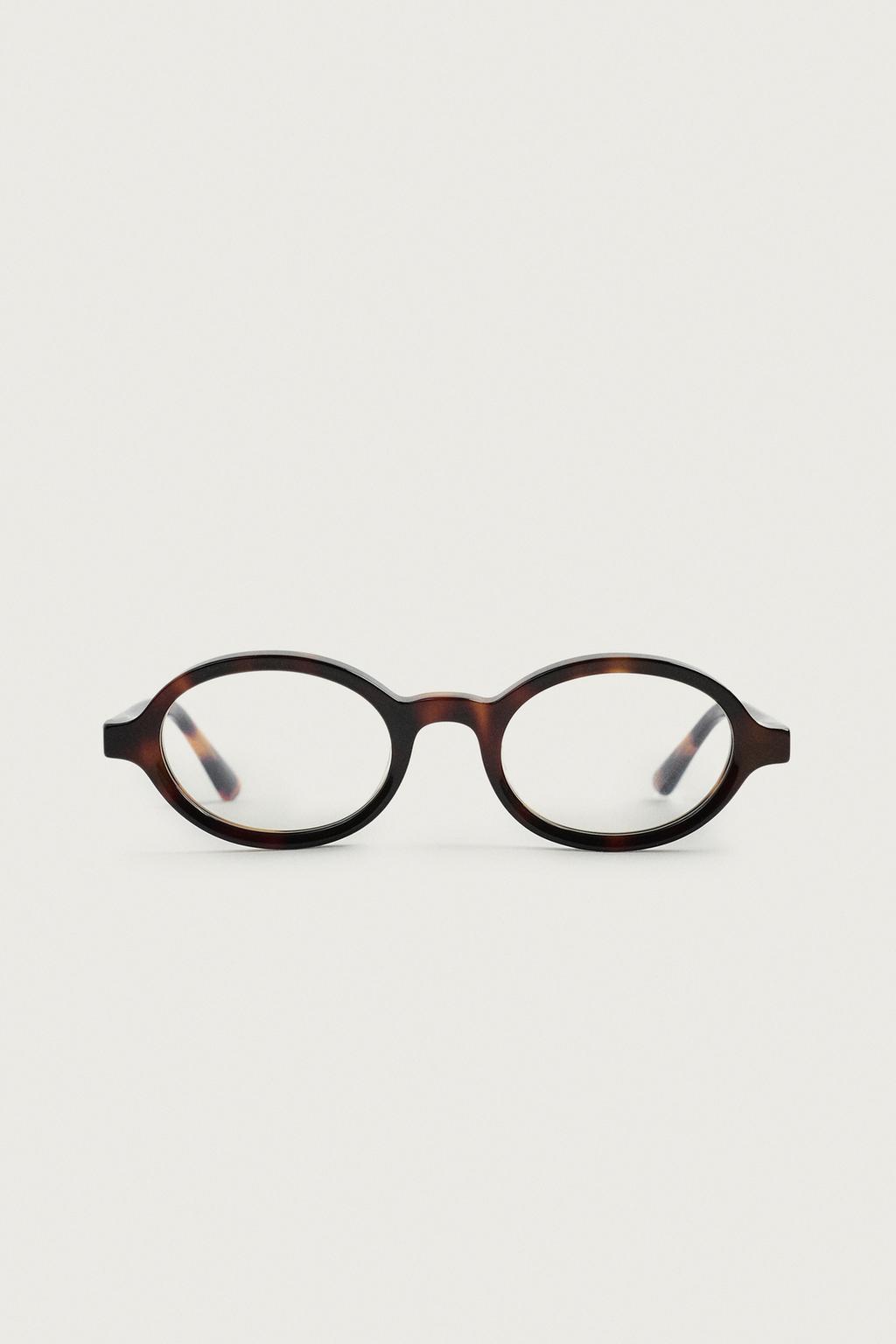 TORTOISESHELL OVAL SUNGLASSES