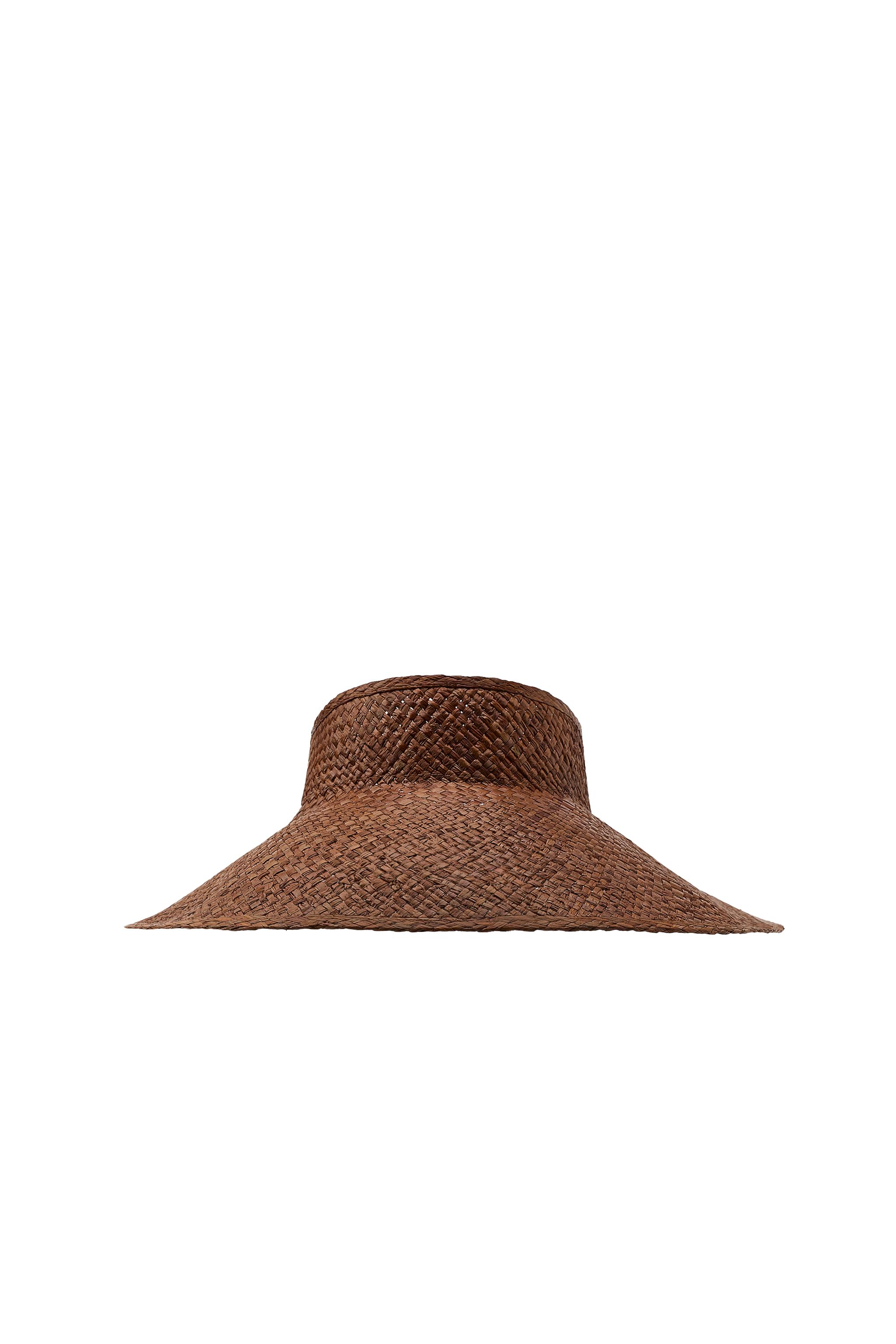 VISOR TRENZADO RAFIA 100%