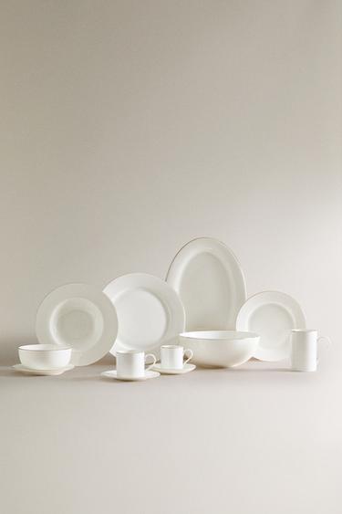 PORCELAIN RIM TABLEWARE - Red by Zara - Image 0